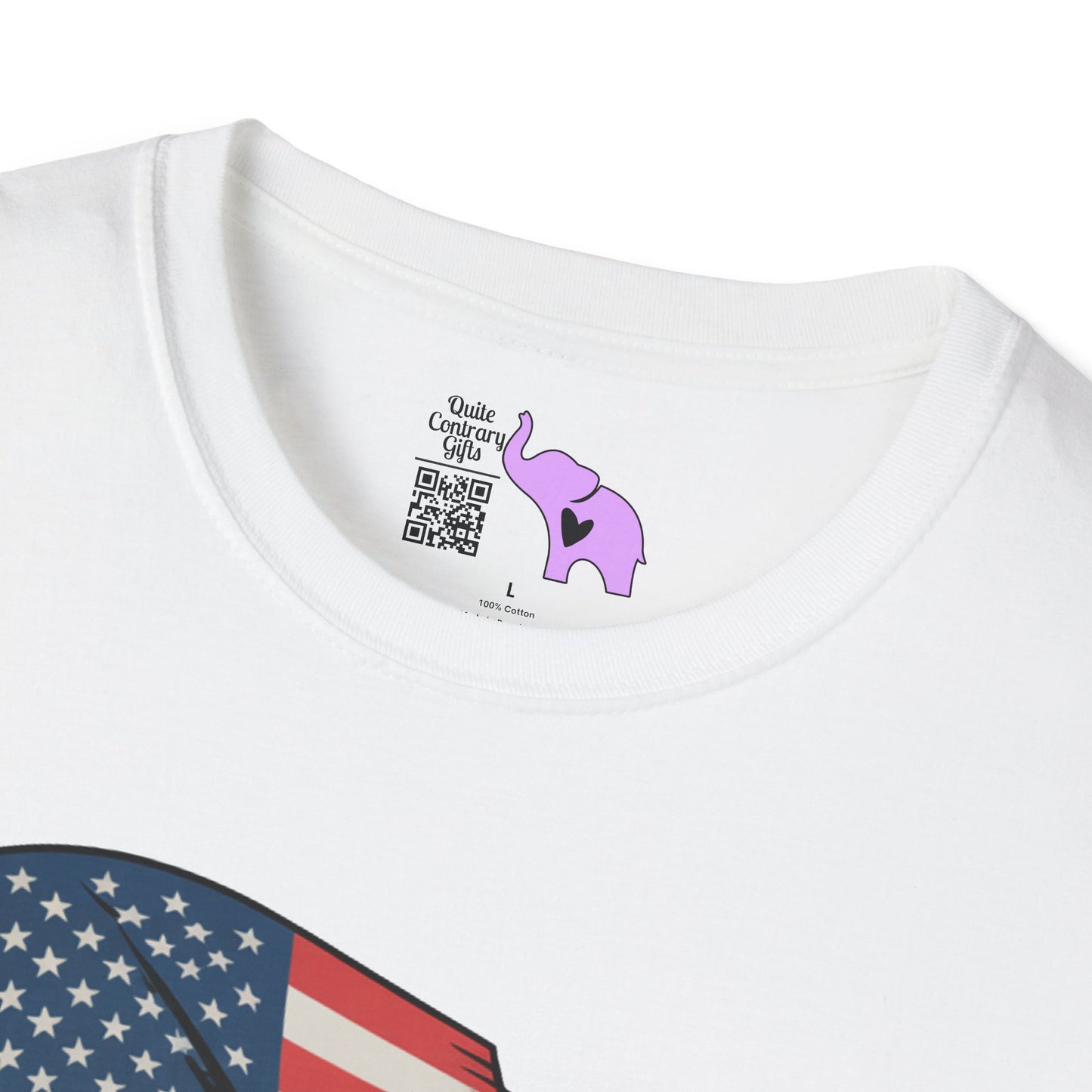 Patriotic Bigfoot Adult T-shirt