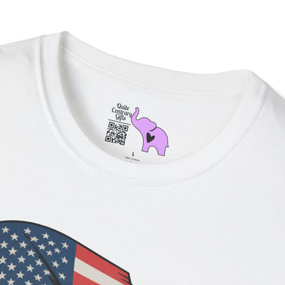Patriotic Bigfoot Adult T-shirt