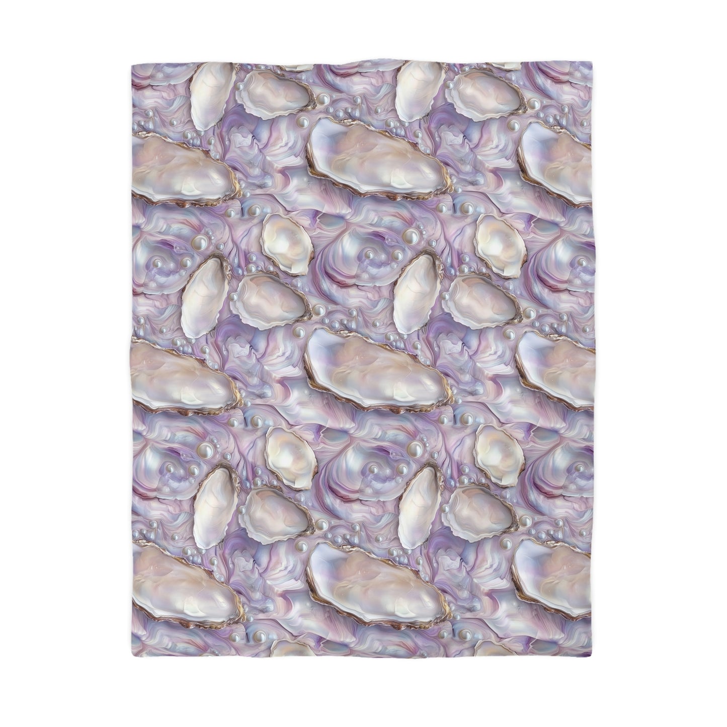 Purple Opalescent Dreams Microfiber Duvet Cover