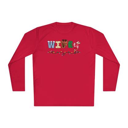 Christmas Wifey Adult Long Sleeve Tee