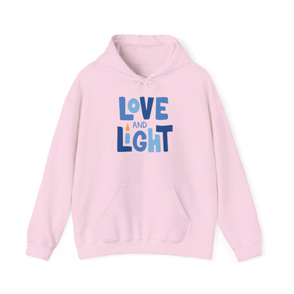 Hanukkah Love & Light 2 Adult Heavy Blend™ Hooded Sweatshirt