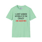I Just Asked Myself If I'm Crazy We Said No Adult T-shirt