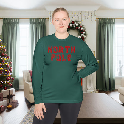 North Pole Adult Long Sleeve Tee