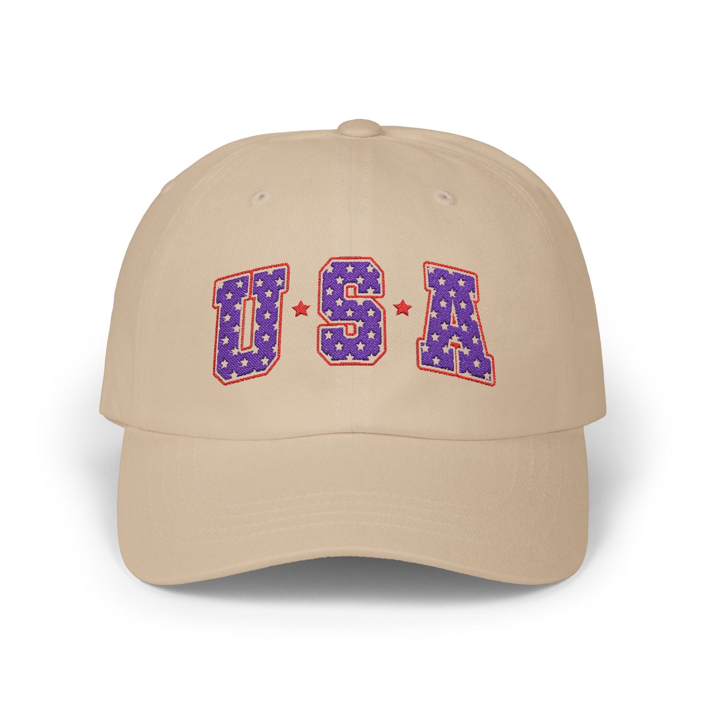 USA Stars & Stripes Embroidered Classic Dad Cap