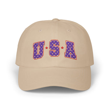 USA Stars & Stripes Embroidered Classic Dad Cap