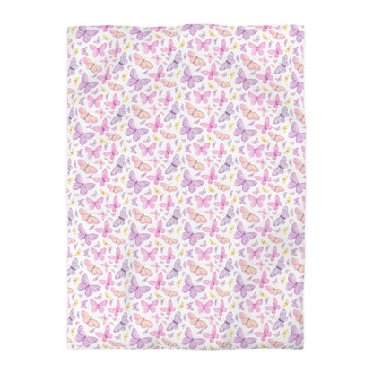Pastel Butterfly Dreams Duvet Bedding Set