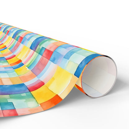Mosaic Meadows Wrapping Paper