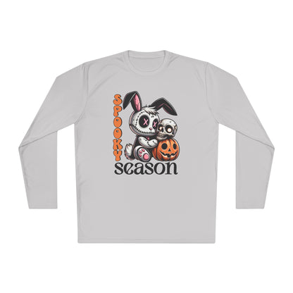 Spooky Season (Voodoo Bunny w/Pumpkin) Adult Long Sleeve Tee