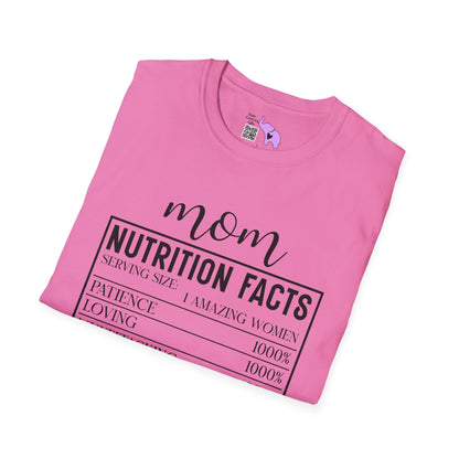 Mom Nutrition Facts Adult T-shirt