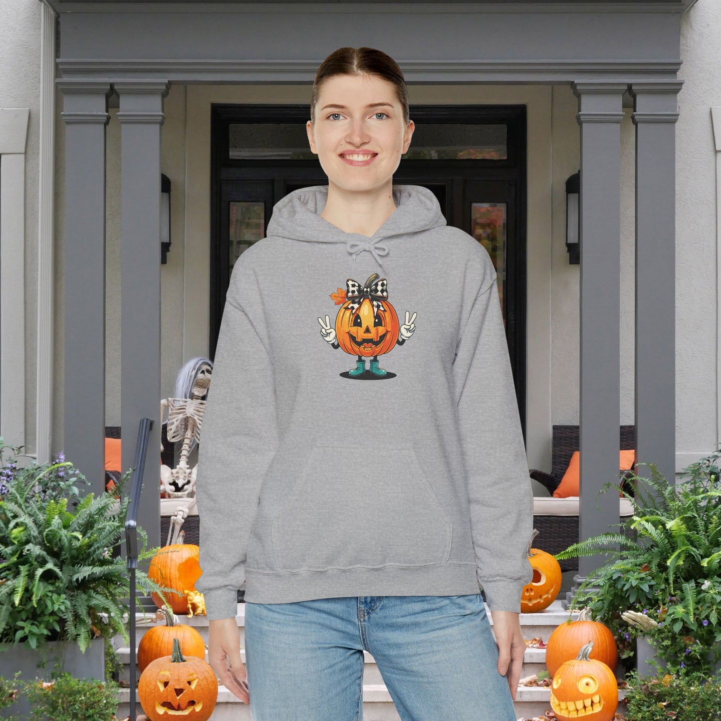Pumpkin Peace Heavy Blend™ Hooded Sweatshirt