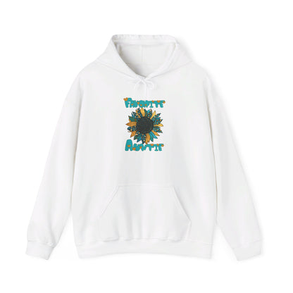 Favorite Auntie Teal/Gold Heavy Blend™ Hooded Sweatshirt