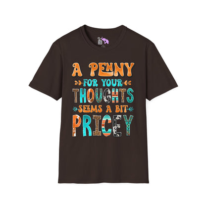 A Penny For Your Thoughts Adult T-shirt