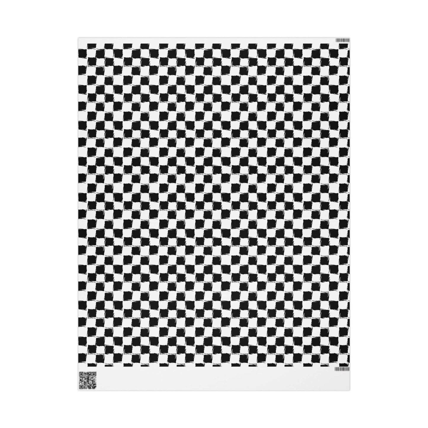 Distorted Check Wrapping Paper