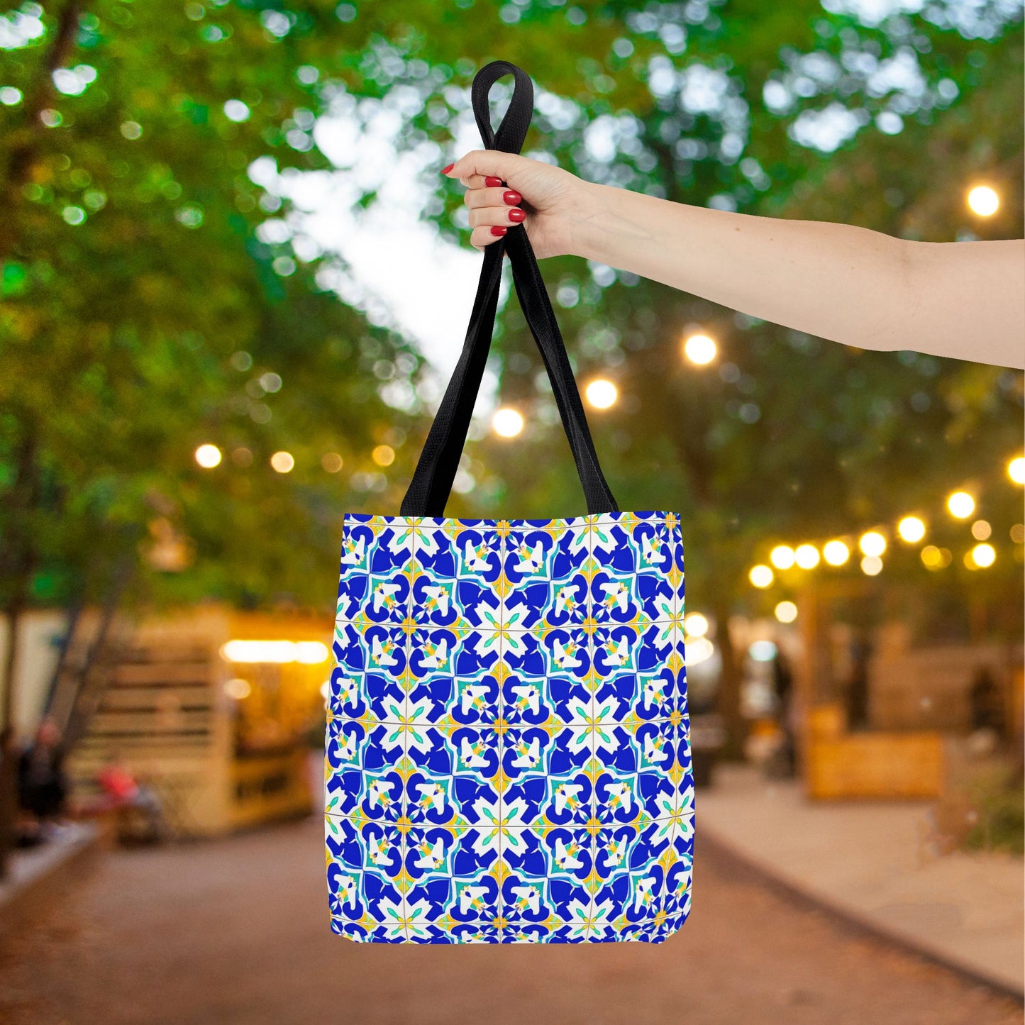 Blue Horizon Canvas Tote Bag