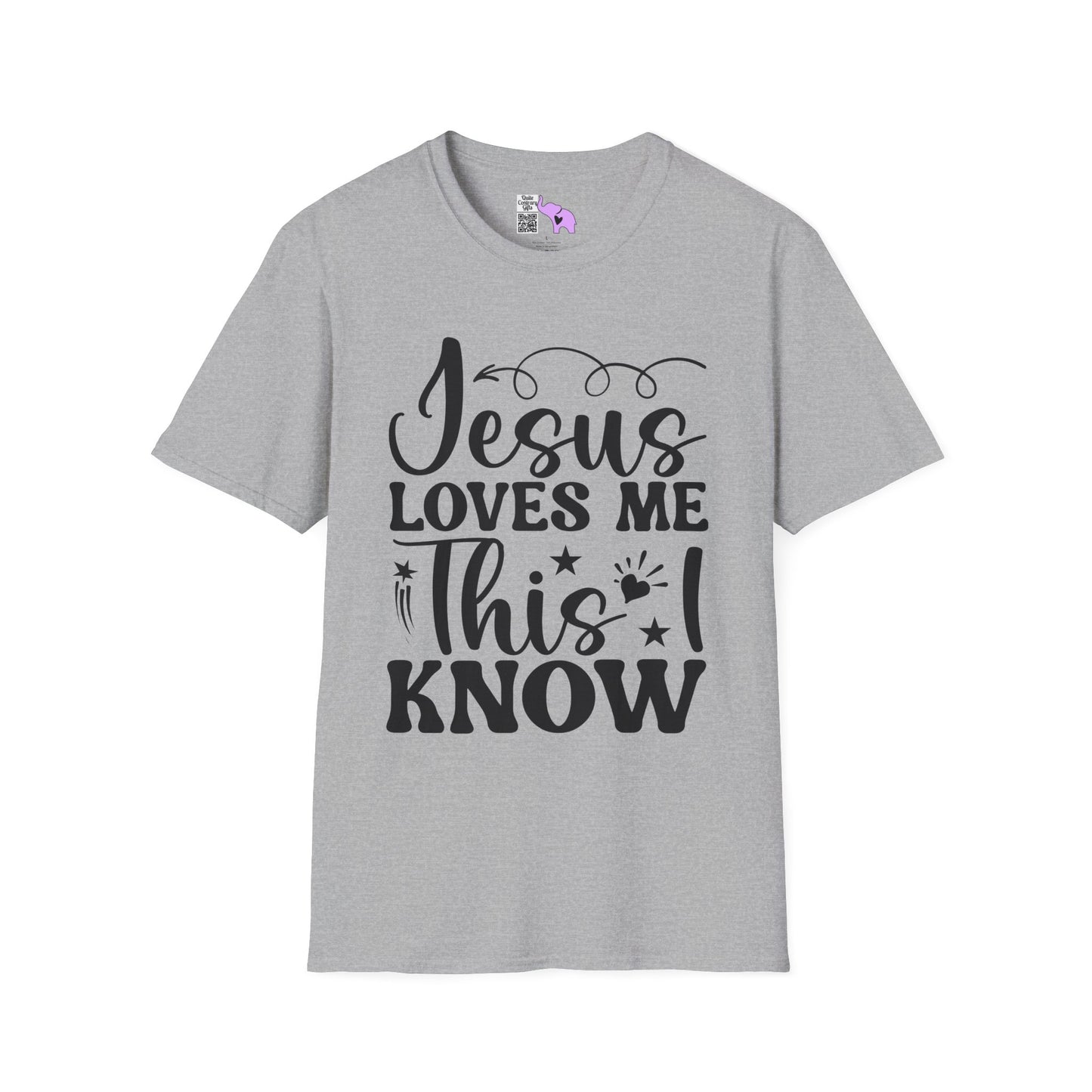 Jesus Loves Me This I Know Adult T-shirt