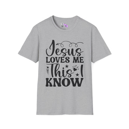 Jesus Loves Me This I Know Adult T-shirt