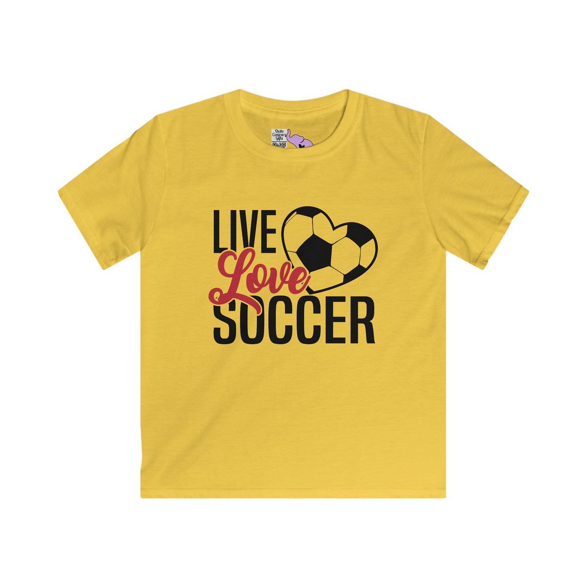 Live Love Soccer Youth Softstyle Tee