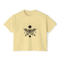 Butterfly w/Sun, Moon, & Stars Women's Boxy Tee