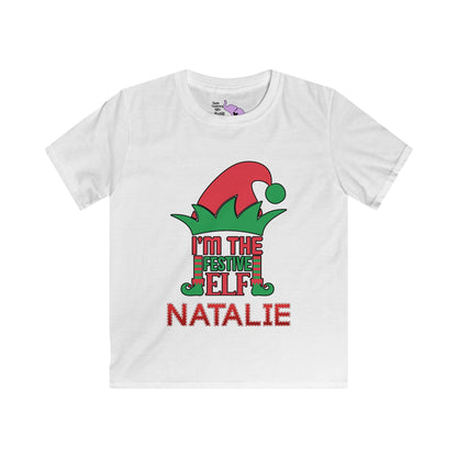 I'm The Festive Elf Youth Softstyle Tee