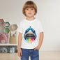 Colorful Shark Heavy Cotton™ Toddler T-shirt