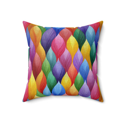 Vivid Vortex Throw Pillow