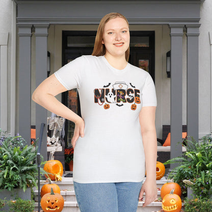 Fun Halloween Nurse Adult T-shirt