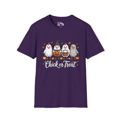 Chick or Treat Adult T-shirt