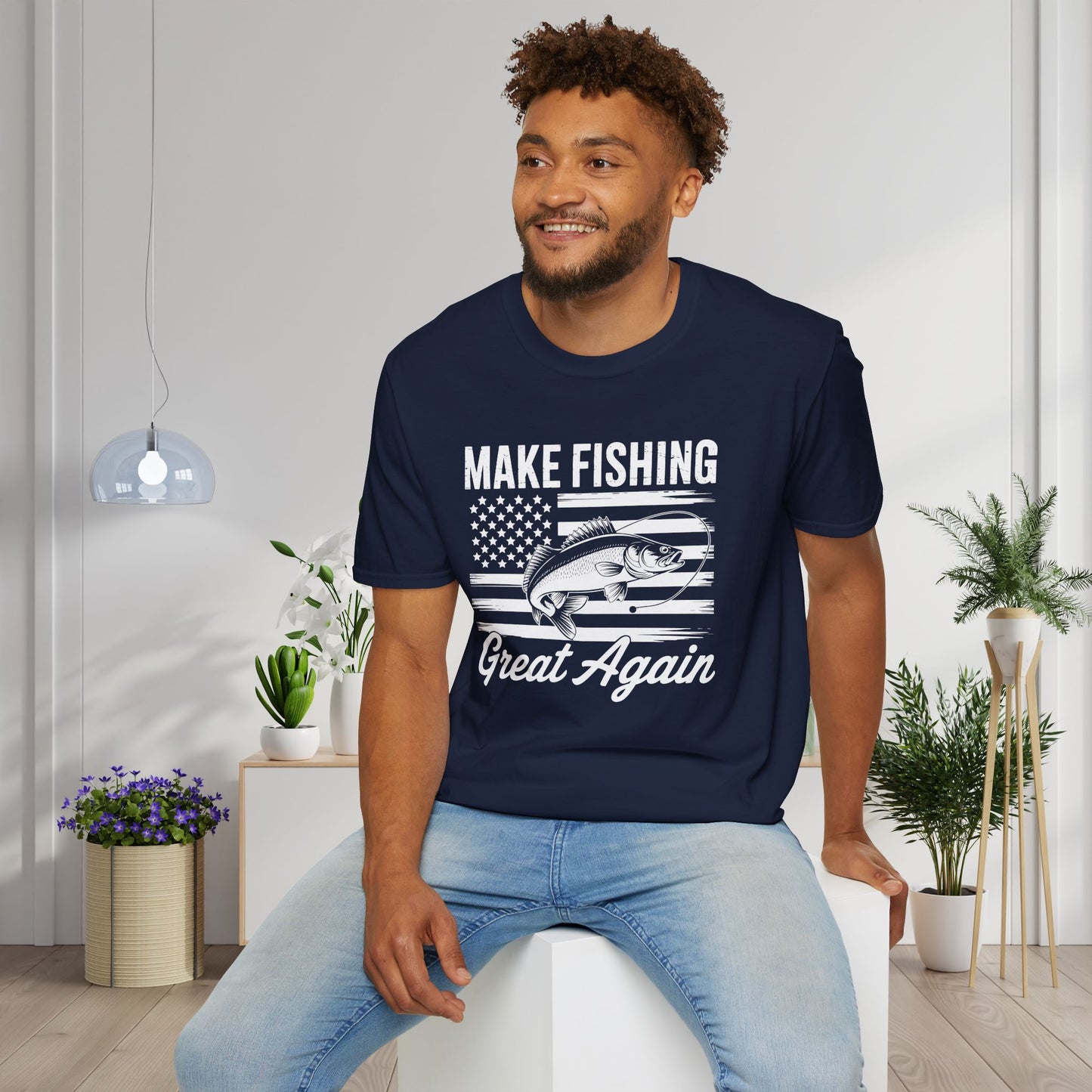 Make Fishing Great Again Adult T-shirt