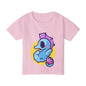 Cute Seahorse (Blue) Heavy Cotton™ Toddler T-shirt