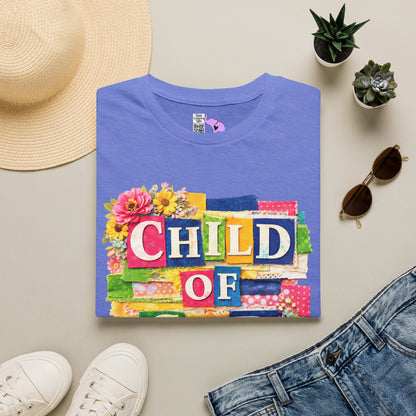 Child of God (Lace Collage) Adult T-shirt