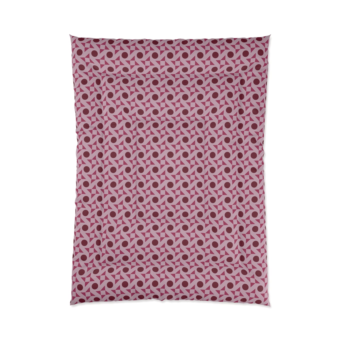 Crimson Pinwheels Comforter