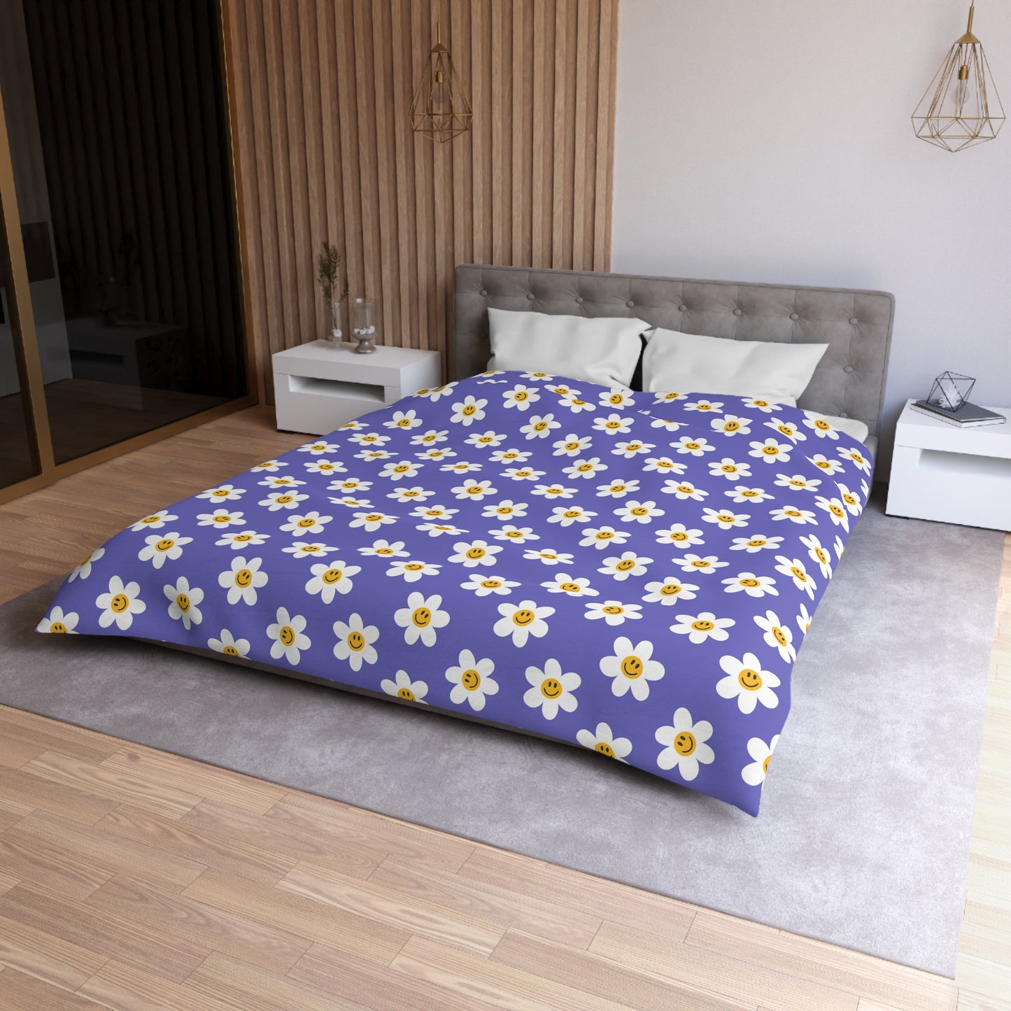 Daisy Grins Microfiber Duvet Cover