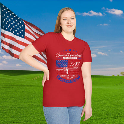 Second Amendment American Original Homeland Security Adult T-Shirt