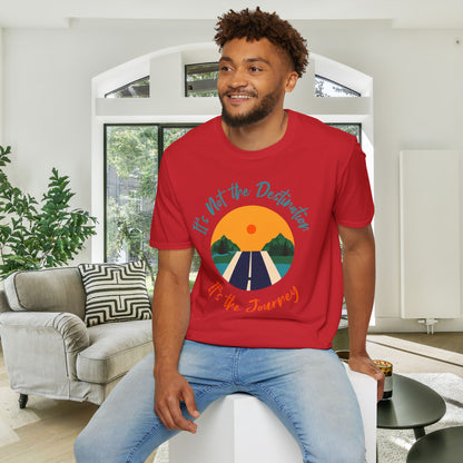 It's Not The Destination It's The Journey Adult T-shirt