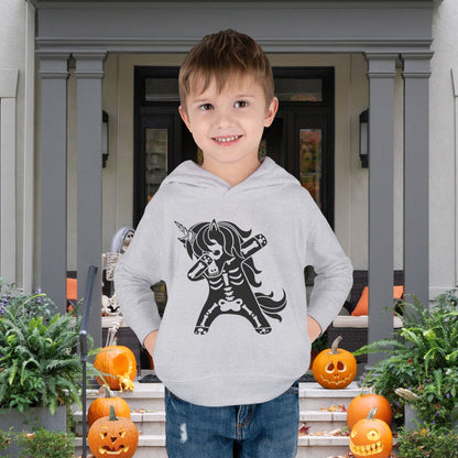 Dabbing Unicorn Skeleton Toddler Hoodie