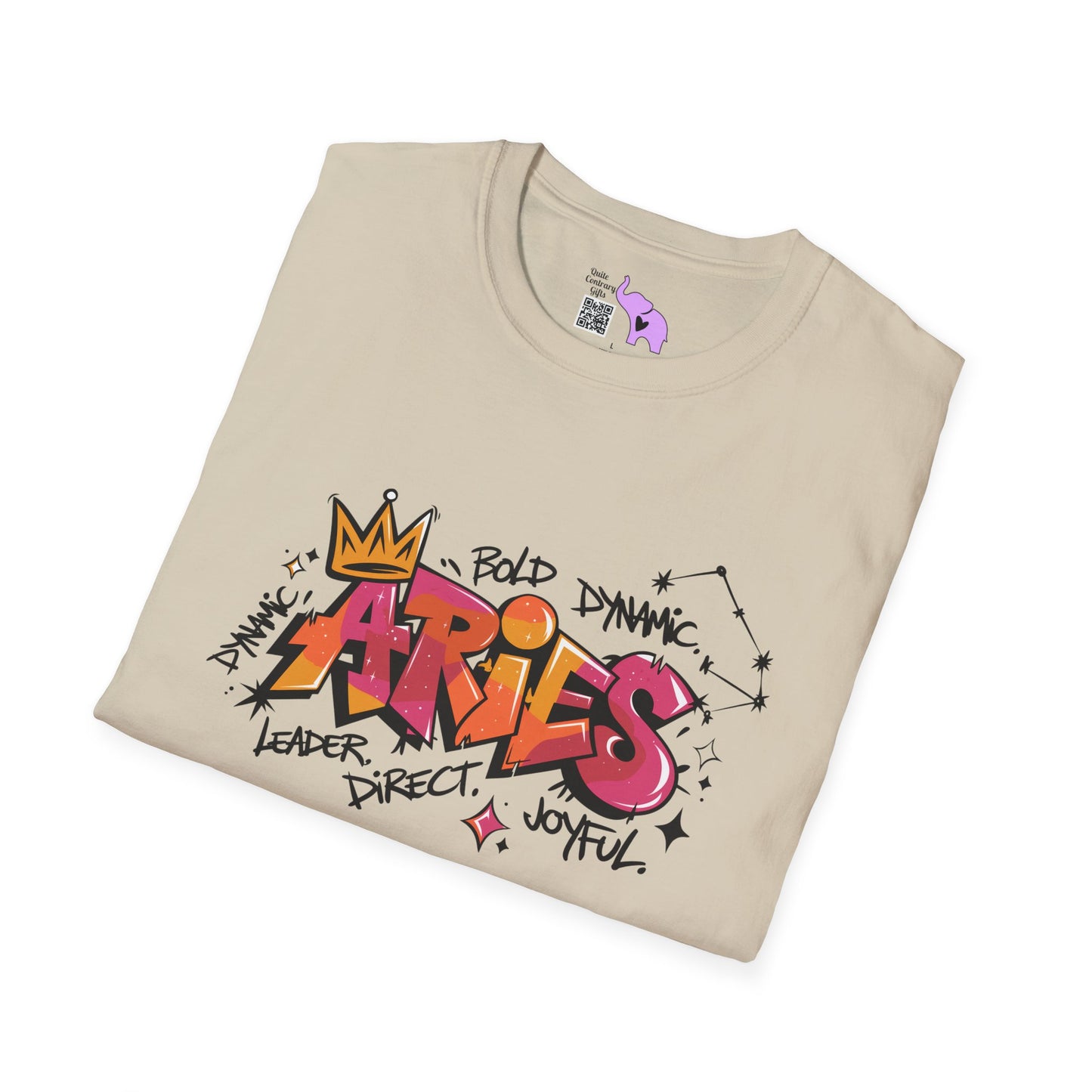 Aries Street Art Adult T-shirt