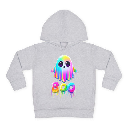 Neon Ghostly Boo Toddler Hoodie