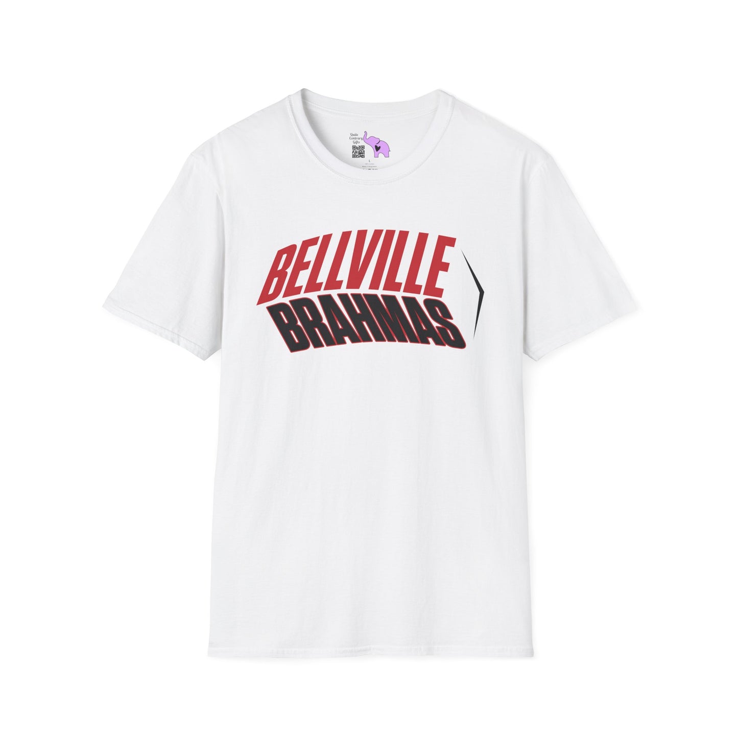 Bellville Brahmas (Angled) Adult T-shirt