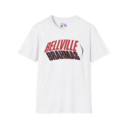 Bellville Brahmas (Angled) Adult T-shirt