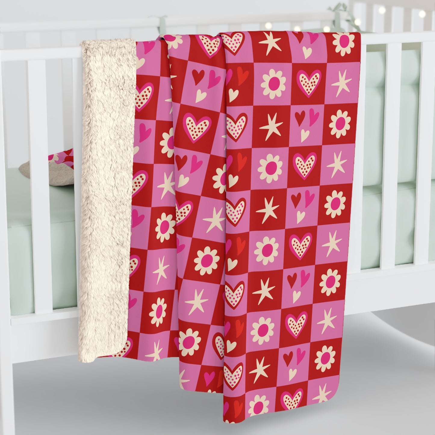 Valentine Toss Fleece Blanket