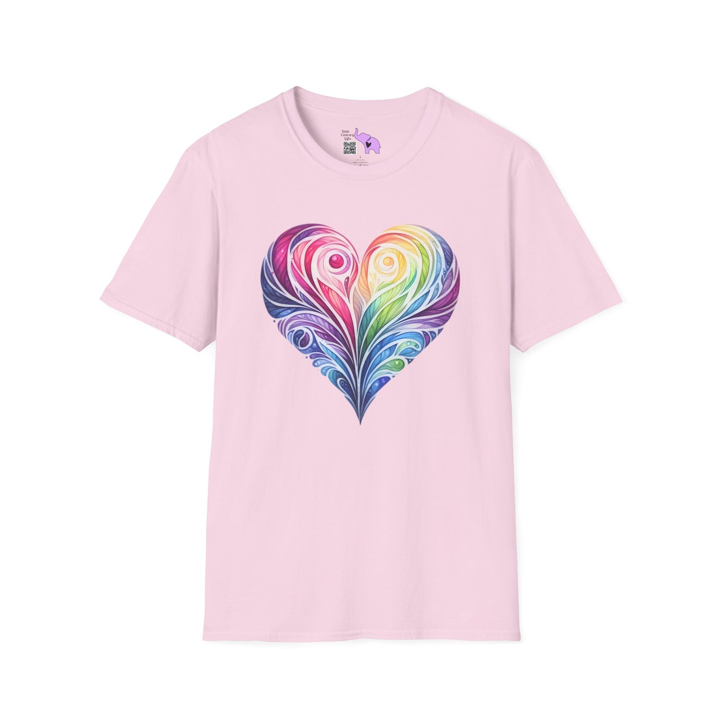 Colorwave Heart Adult T-shirt