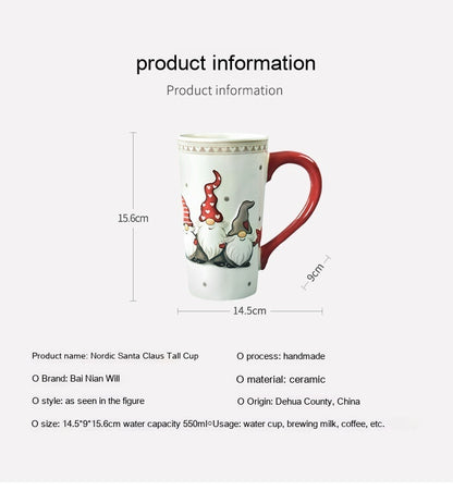 Christmas Gnomes 20oz Ceramic Mug