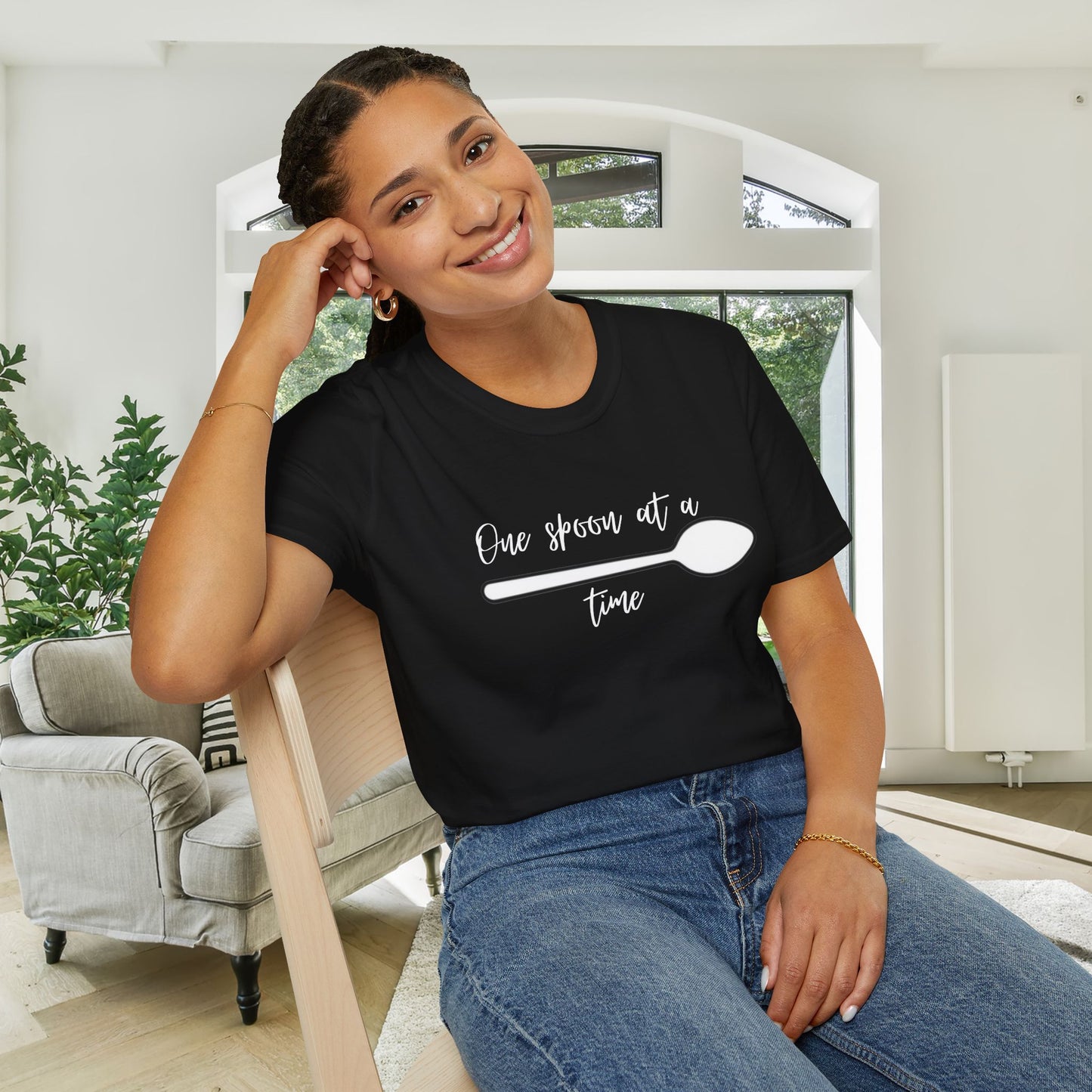 One Spoon At A Time Adult T-shirt
