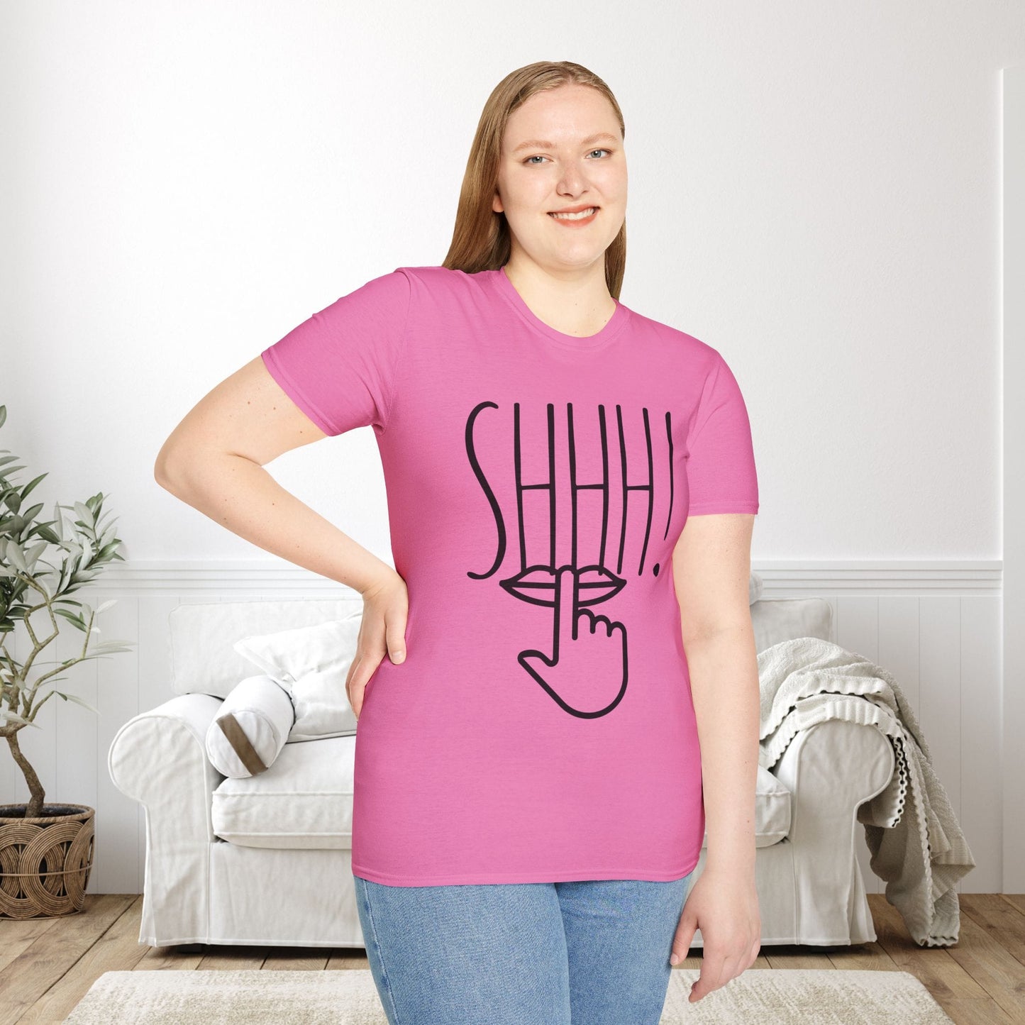 Shhh! Adult T-shirt