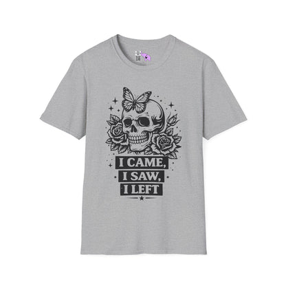 I Came, I Saw, I Left Adult T-shirt