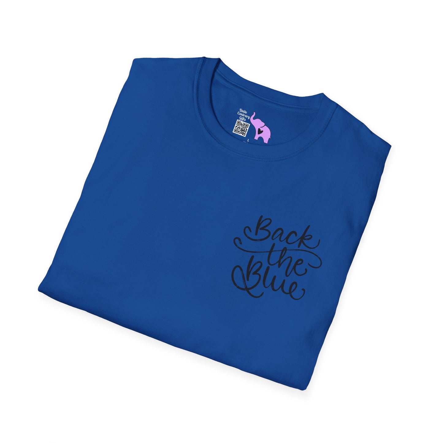 Back The Blue Adult T-shirt