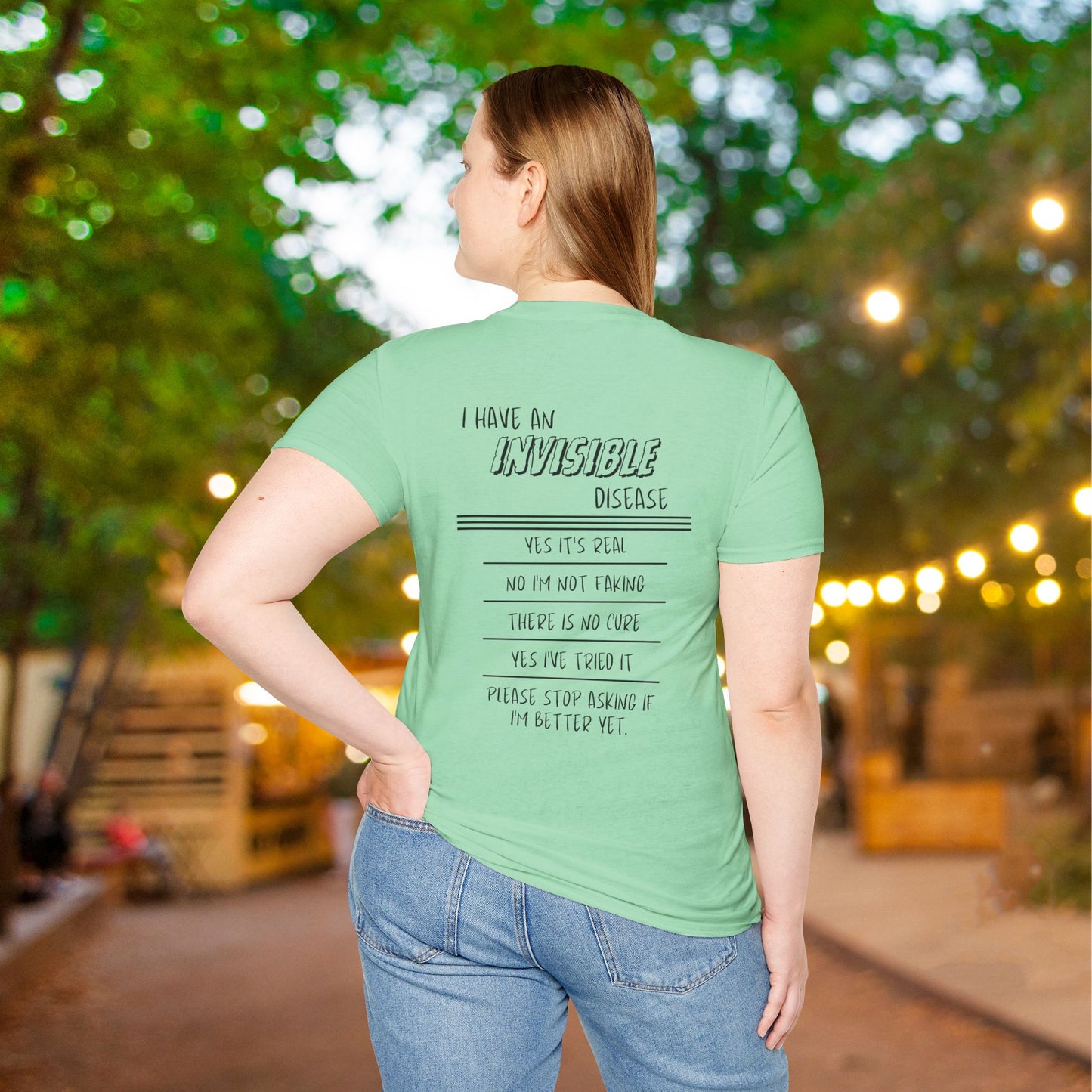 I'm An INVISIBLE Warrior Invisible Illness Adult T-shirt