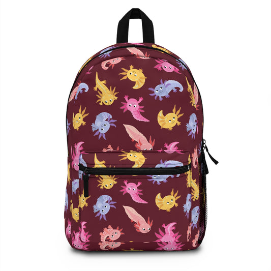 Crimson Axolotls Backpack