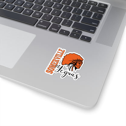 Somerville Vertical Fury, Black Kiss-Cut Decal