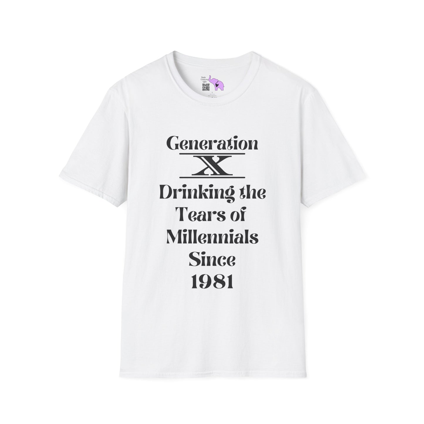 GenX Drinking Millennial Tears Adult T-shirt